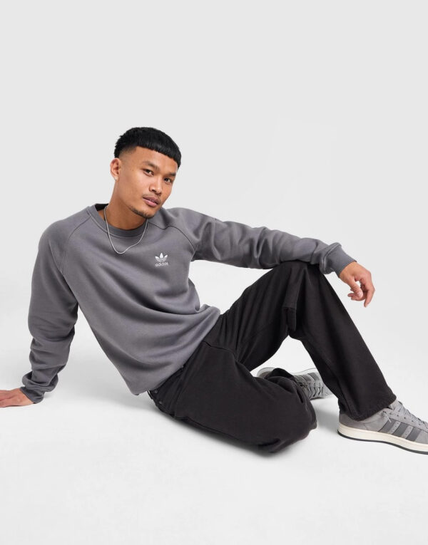 Adidas Trefoil Essentials Crew Sweatshirt - Image 5